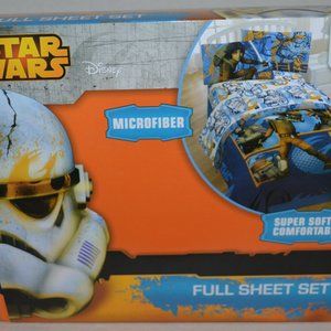 Disney Star Wars Rebels FULL Size 4 Pc Sheet Set